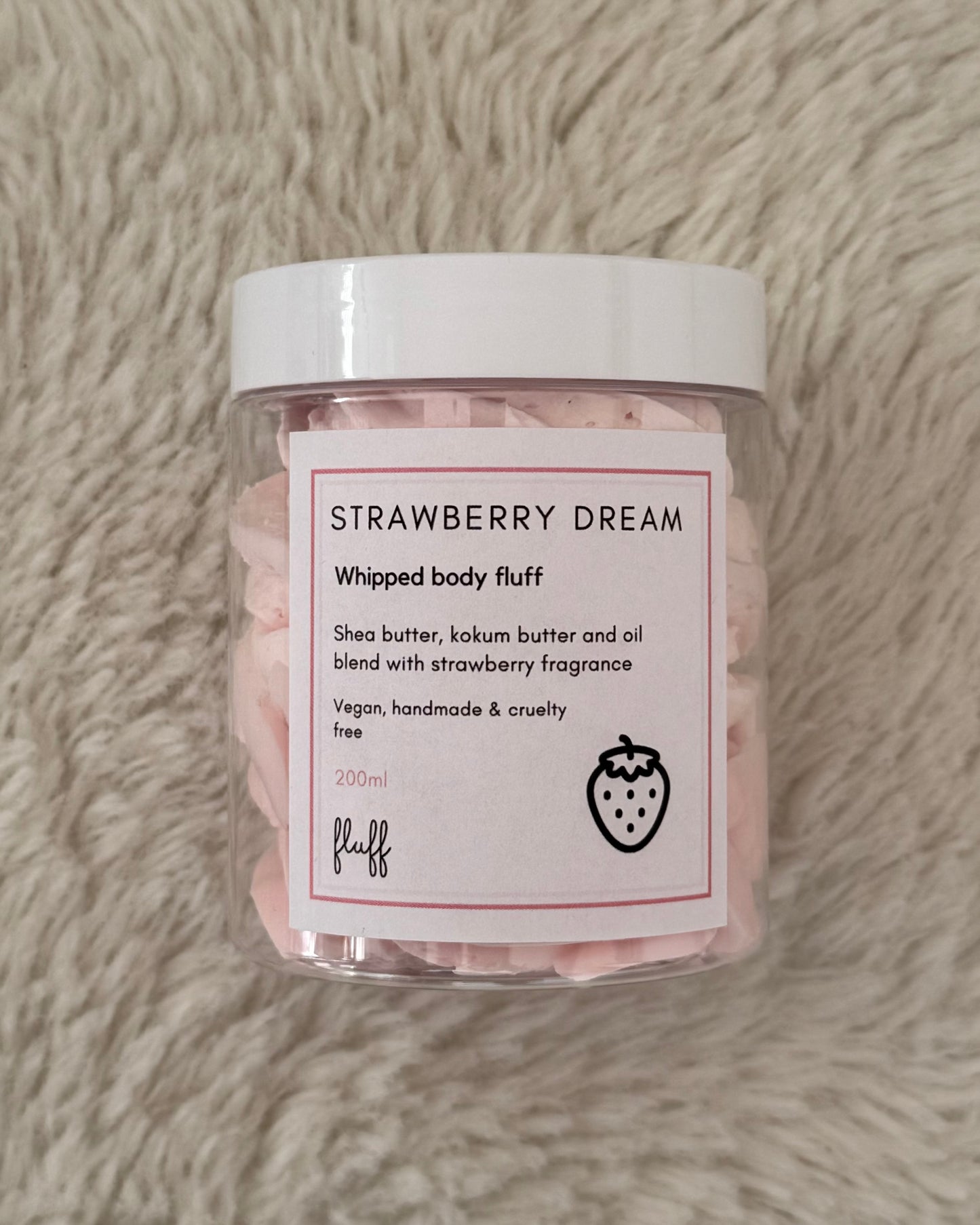 STRAWBERRY DREAM Whipped Body Fluff