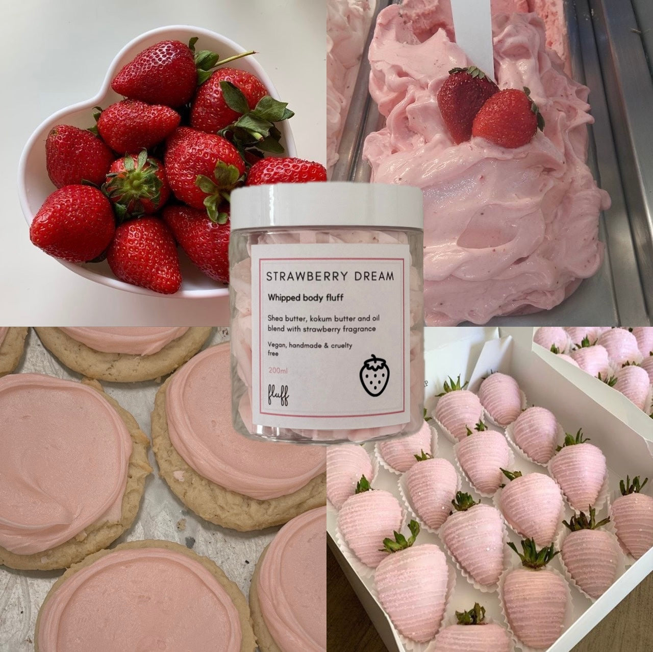 STRAWBERRY DREAM Whipped Body Fluff